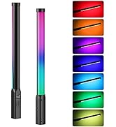 ULANZI VL119 Handheld Light Wand, 360° RGB LED Video Light Stick for Photography, 2600mAh Recharg...
