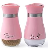 Lonffery Salt and Pepper Shakers Set - Salt Containers for Gifts, Kitchen Decor, Home, RV, Camp, ...