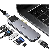 MacBook Pro USB Adapter, USB C Multiport Adapter Hub Mac Dongle for MacBook Pro/Air with 4K HDMI ...