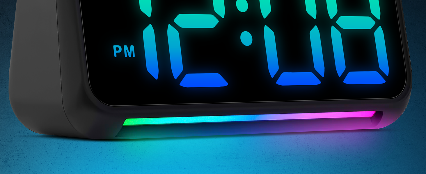 customizable RGB display and multi-mode night light