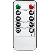 KSWING 10 Key Remote Controller Only Work 10-Key Remote Controlled LED Candles/Candlesticks