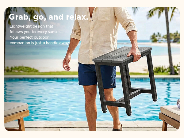 outdoor side table