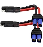 GINTOOYUN EC5 to SAE Cable,EC5 F/M Plug to SAE Connector Power Automotive Cable Wire 10AWG for Ca...