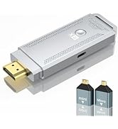 Wireless HDMI Display Dongle Adapter, No App,Plug and Play,4K decoding/1080P HD Streaming Video/A...