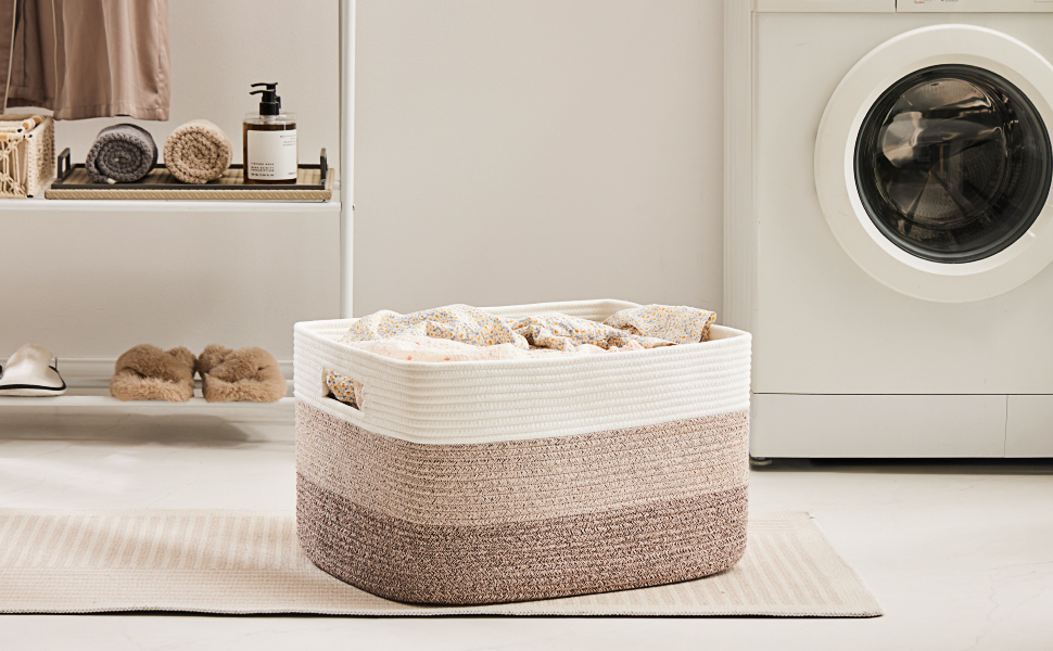 hamper for organizing cubes clothes for bedroom aesthetic nursery woven blanket living room shelf
