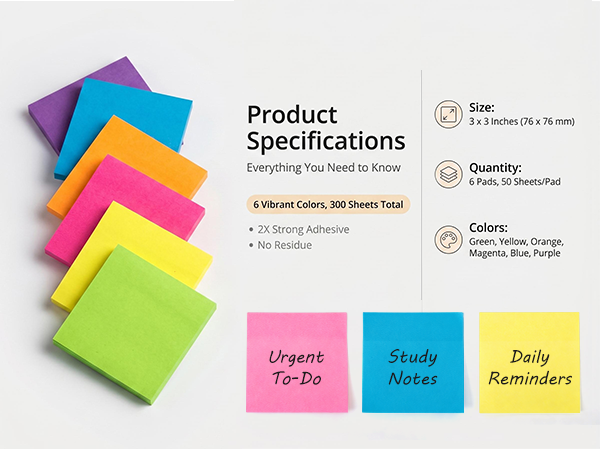 6 Vibrant Color-Coding System