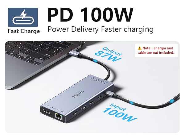 docking station usb c hub for laptop Fast PD Charging Port