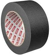 SWRT Black Painters Tape, Medium Adhesive Painters Tape 2 Inch Wide, Black Masking Tape for Marki...
