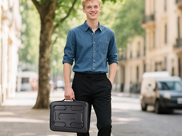 hard waterproof padded case