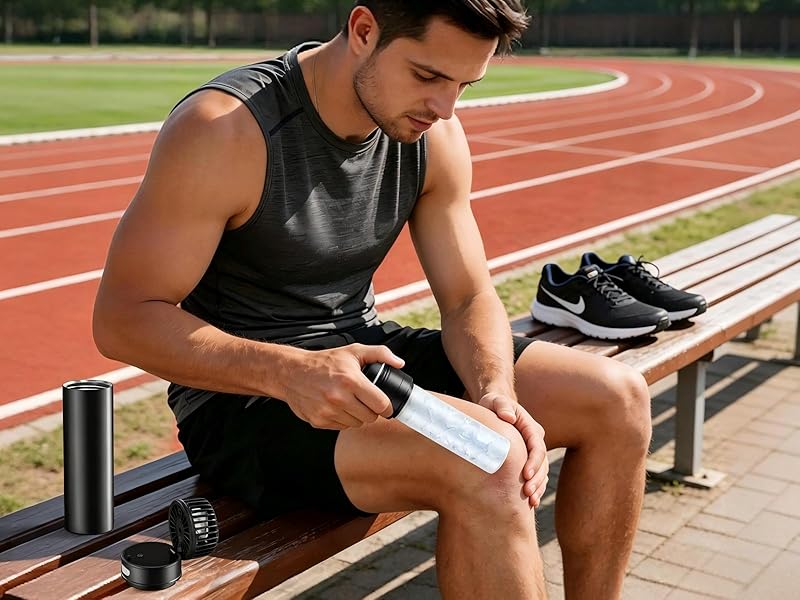 Portable Fan &amp;amp;amp; Ice Therapy Cup