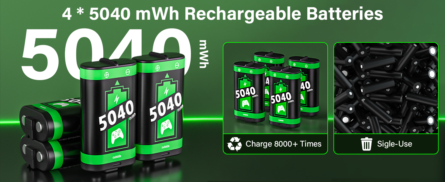 rechargeable xbox battery pack