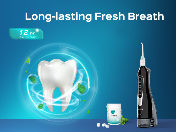 COSLUS Whitening Water Flosser Pick Portable Oral Irrigador Cordless Whitening Flossers for Teeth