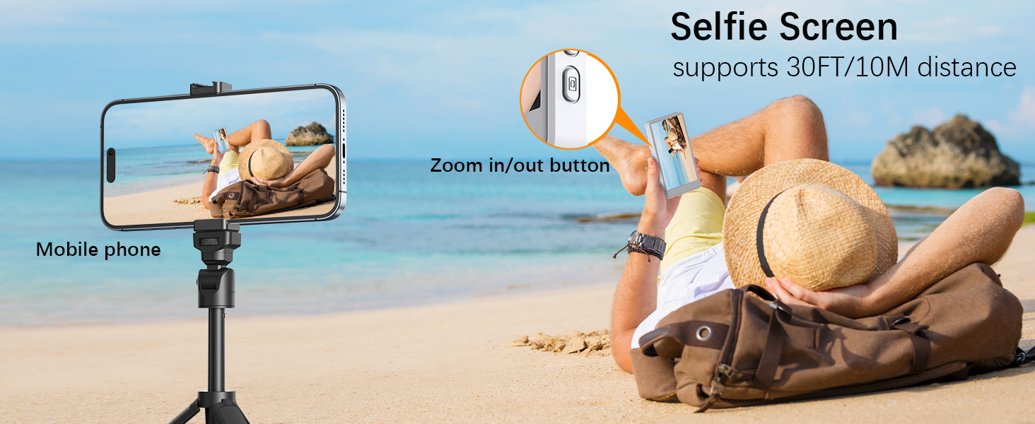 Selfile screen long distance