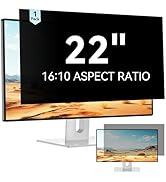 Mamol 22 Inch Computer Privacy Screen Filter for 16:10 Aspect Ratio Widescreen Monitor - Removabl...