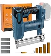 Cordless 18 Gauge Brad Nailer for Makita 18V LXT Battery, 2 in 1 Electric Stapler Nailer with 500...