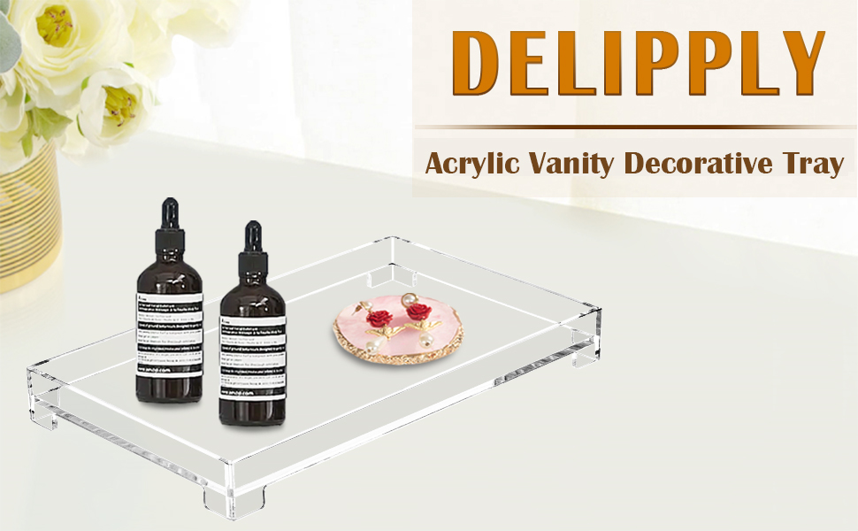 acrylic vanity tray
