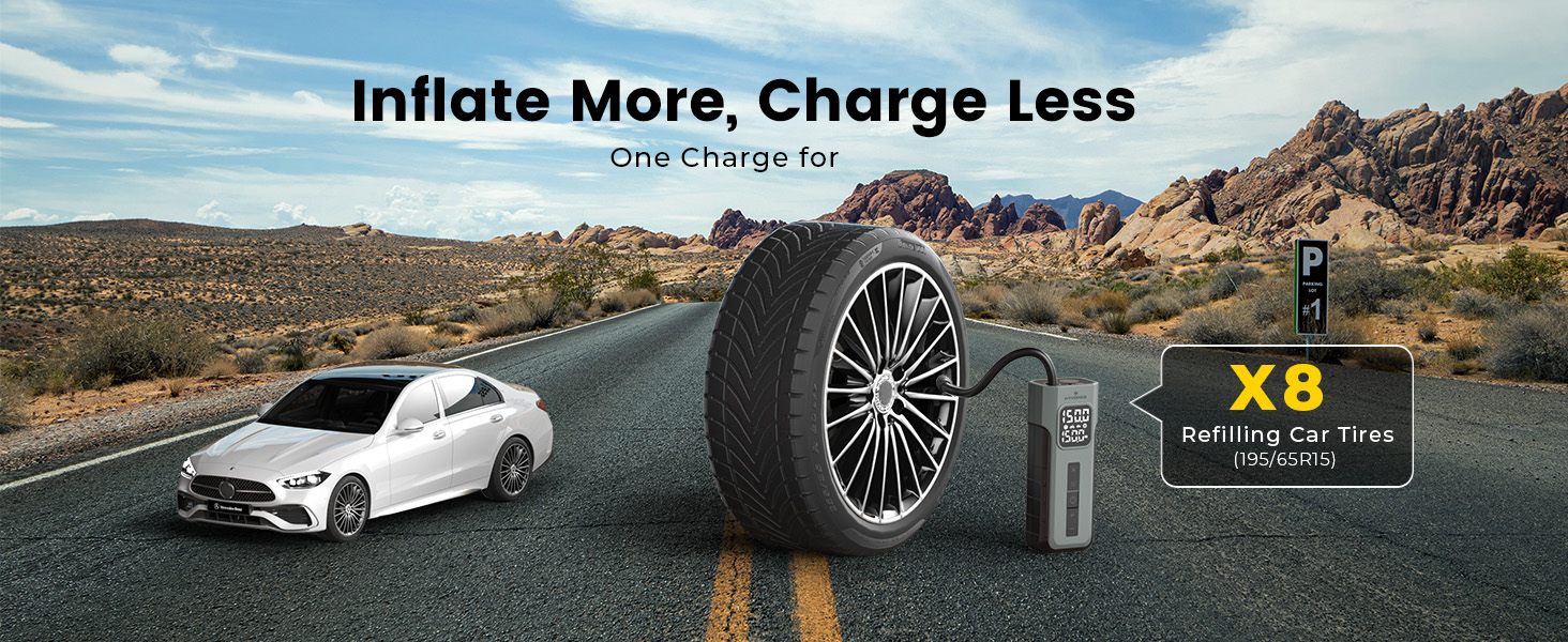 Tire Inflator Portable Air Compressor