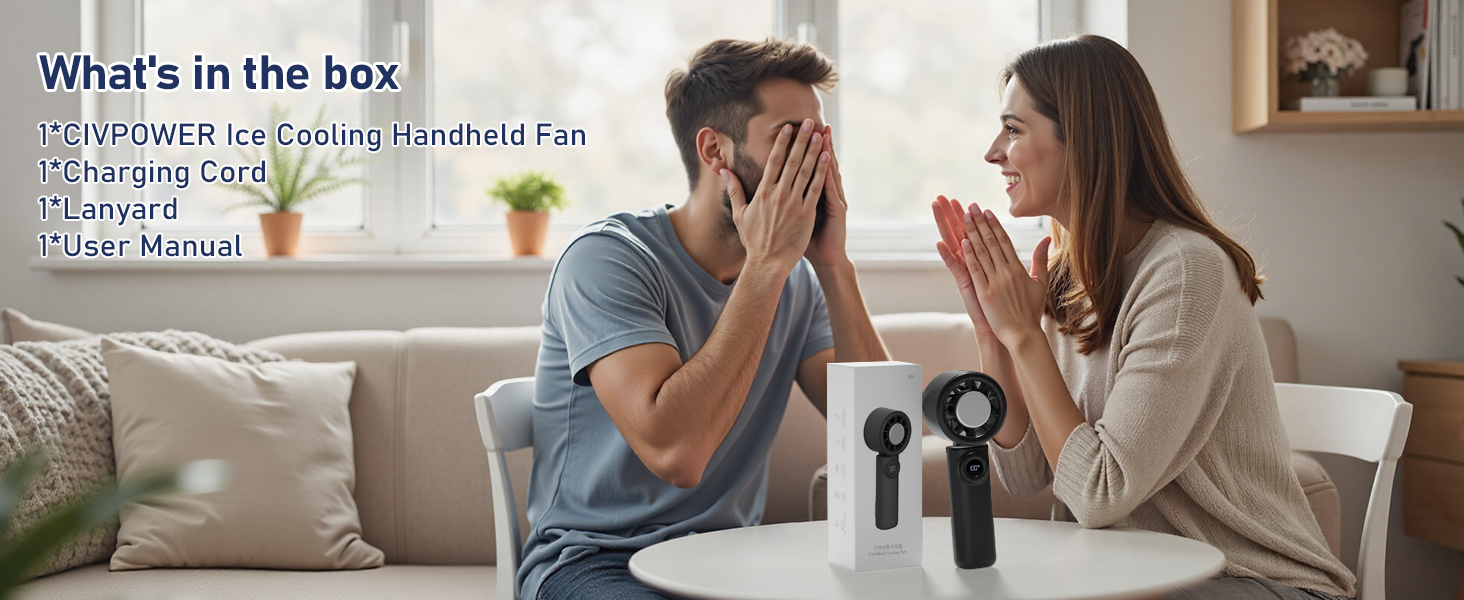 small handheld fan