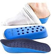 Ailaka Height Increase Insoles (Can be Worn in Socks), Arch Support Half Inserts Shock Absorption...