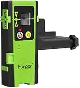 Huepar Laser Detector LR-6RG for Laser Level, Compatible with Huepar &amp; Pro Laser Levels with Puls...