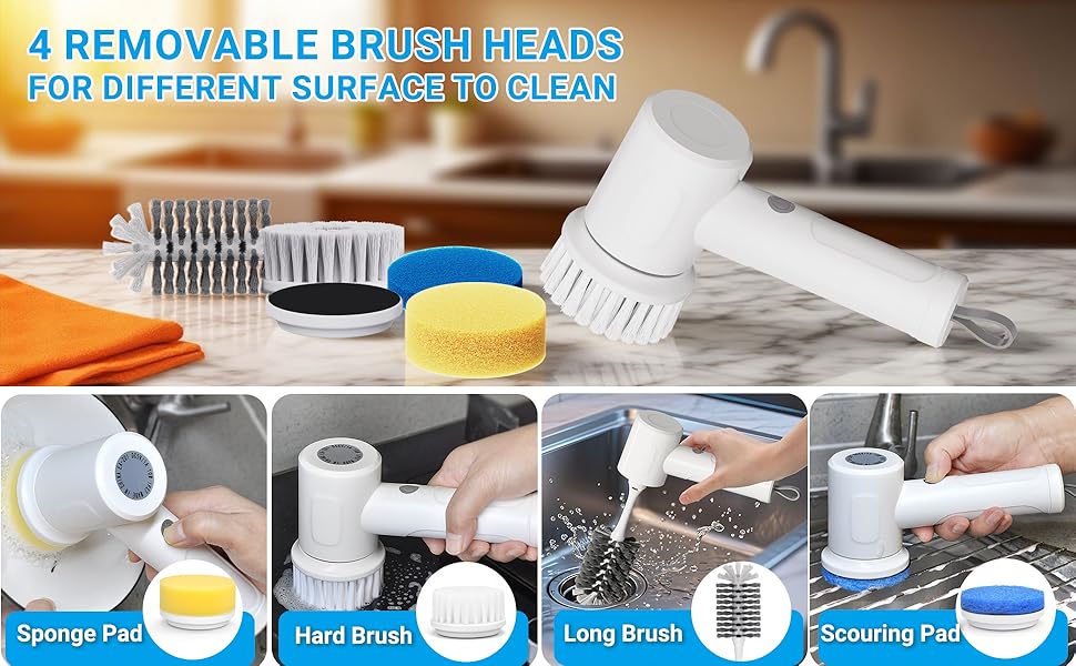 4 in 1 Brushes head