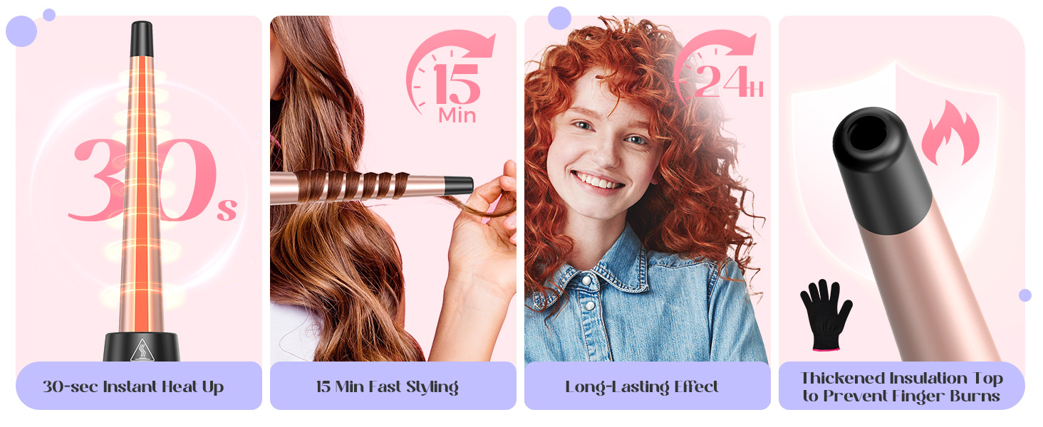 5 in 1 Curling Wand Set
