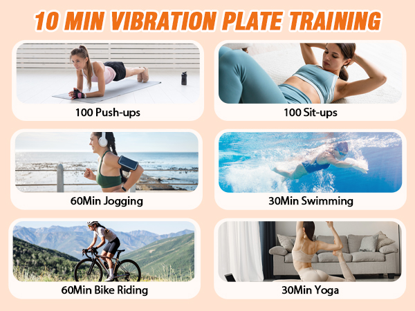 10min vibration plate training