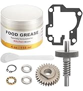 Haiouus 9706529 W11086780 Worm Gear 4oz Food Grade Grease kit Compatible With W-hirlpool 5QT&amp;6QT ...