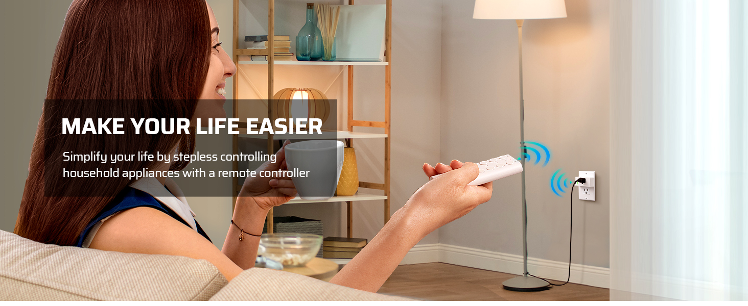 wireless remote control outlet