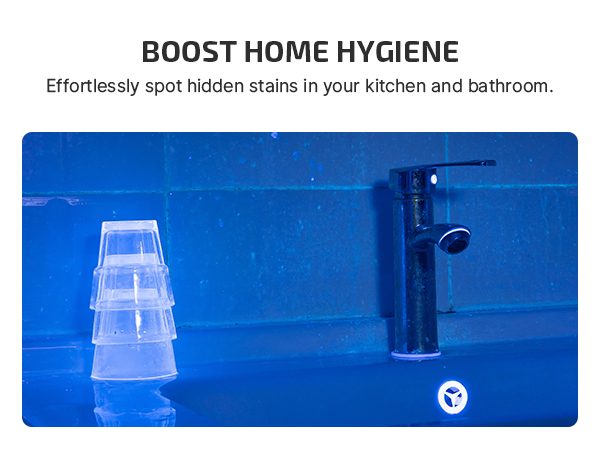 UV light for inspection