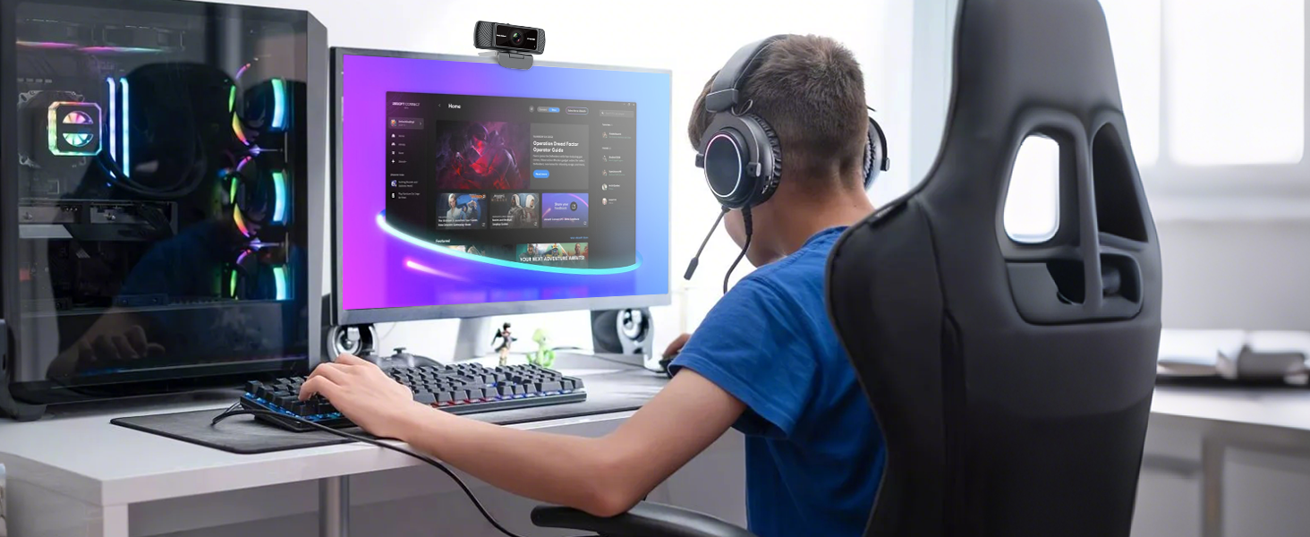 voip equipment facecam emeet 4k bluetooth camara elgat macbook wguo razer kiyo and stream approved