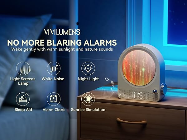 light screen wake up lamp