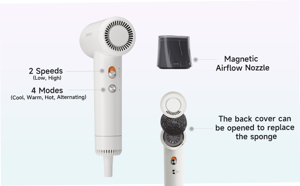 magnetic airflow nozzle