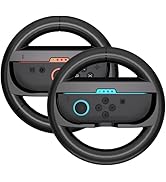 Juylay Steering Wheels for Nintendo Switch 2 JoyCon Controllers, Racing Wheels Accessories for Ma...