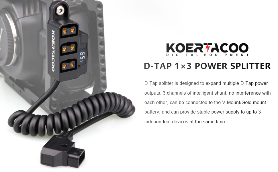 D-tap 1x3 Power splitter