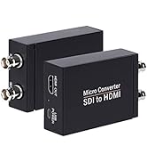 Anber-Tech SDI to HDMI Converter, SDI to HDMI Audio De-embedder Support 3G-SDI, HD-SDI, SD-SDI Au...