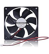 TWTADE 3200RPM DC 12V 120mm x 120mm x 25mm 2 Pin Dual Ball Bearing Brushless Cooling Fan 12025 Fa...