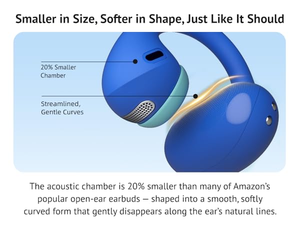 Small acoustic chamber design tailored for kids ears and comfort.