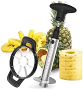 Newness Pineapple Corer Cutter, [Upgraded, Electric &amp; Manual] Stainless Steel Fruit Pineapple Sli...