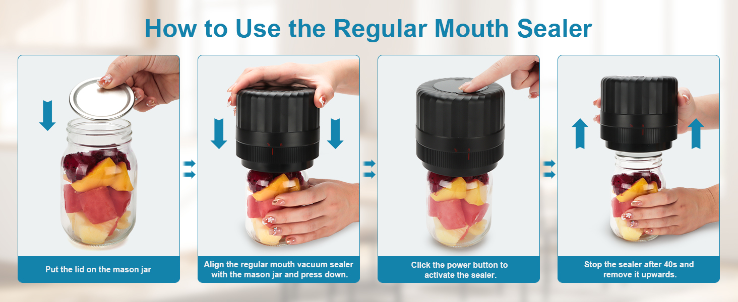 jar sealer vacuum sealing