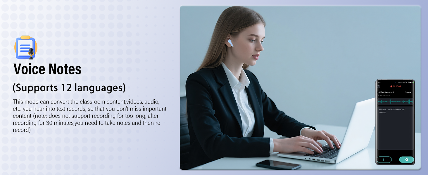 AI Language Translation Headphones