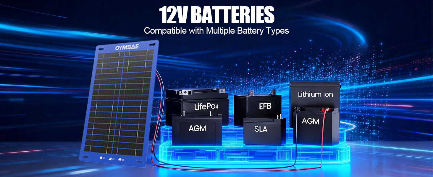 OYMSAE12wSolar Battery Charger