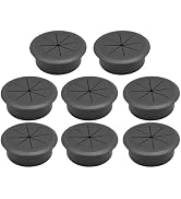 Desk Grommet 2" (50 mm), Desk Hole Cover for Cables Black, Cable Grommet ABS Plastic, Desk Hole G...