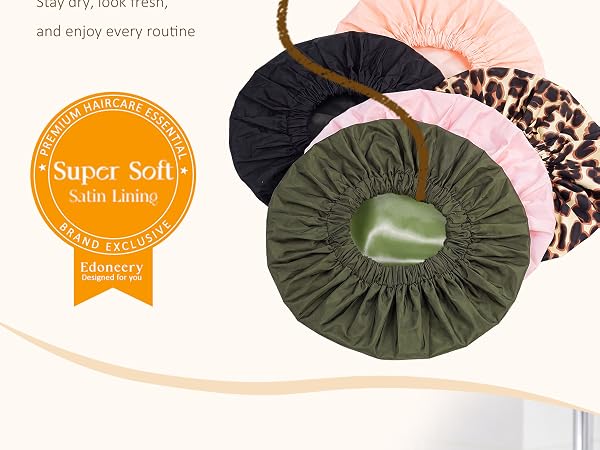 shower cap reusable waterproof