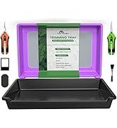 FuturHydro Trimming Tray 150 Micron Screen Keef Pollen &amp; Herb Dry Sifter Tray with 2 Trimming Sci...