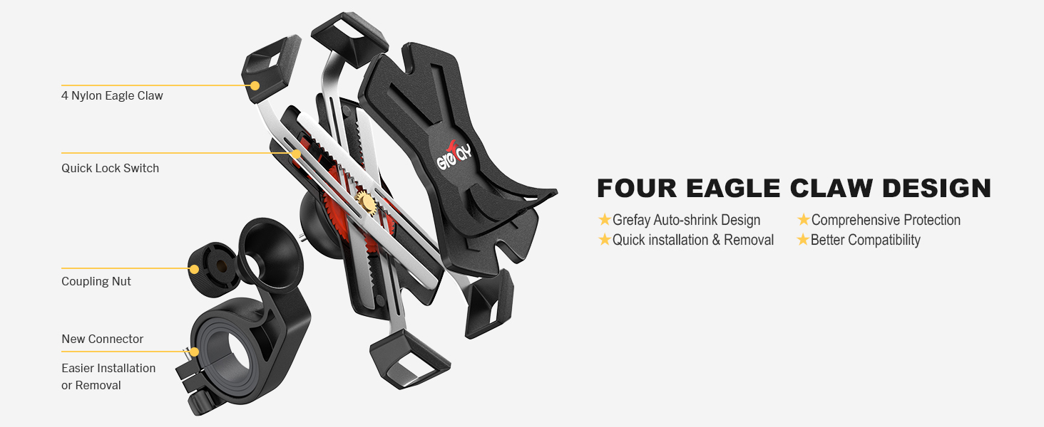 Grefay Bike Phone Mount