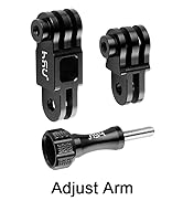 gopro Aluminum Alloy Metal Adjust Arm Straight Joints Mount