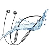 MOCANIO Magnetic Neckband Headphones Semi-in-Ear IPX5 Waterproof Around The Neck Headphones 8H Pl...