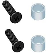 Mcbazel 2Pcs PS5 SSD Screw and 2Pcs Ring Replacement for PS5, Solid State Drive Repair Accessories