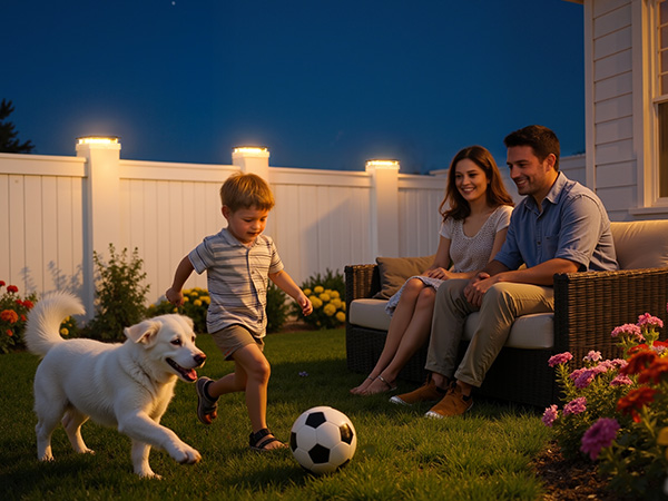 solar post lights outdoor